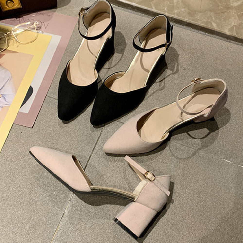 アンクルストラップ パンプス