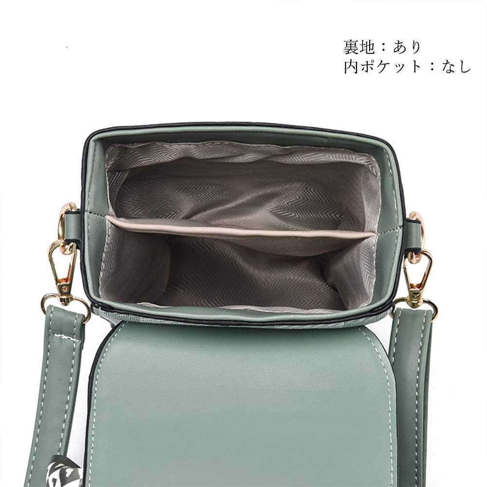 ミニショルダーバッグ スカーフ付き