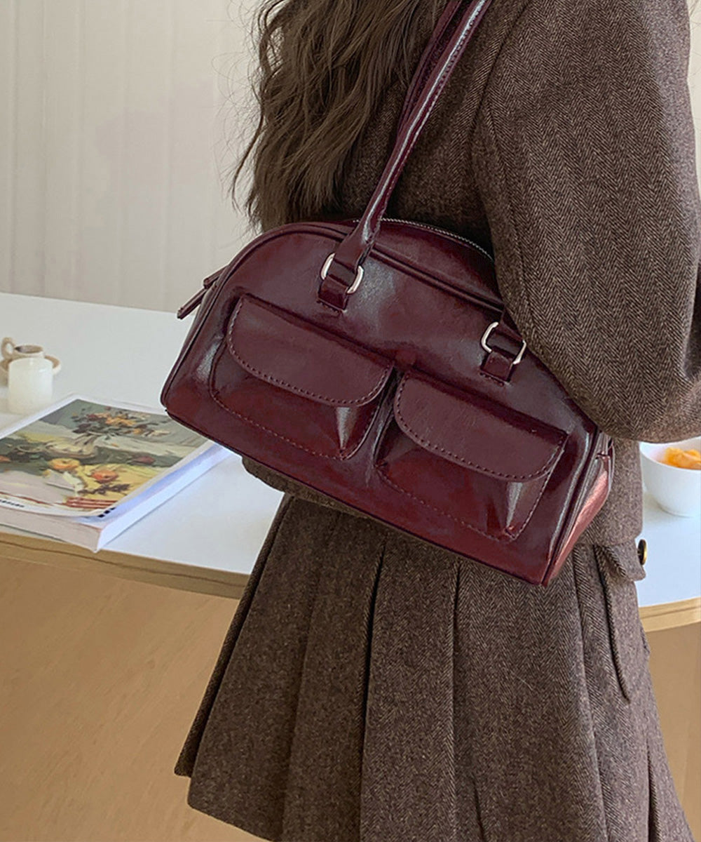 ロングハンドル肩掛けバッグ