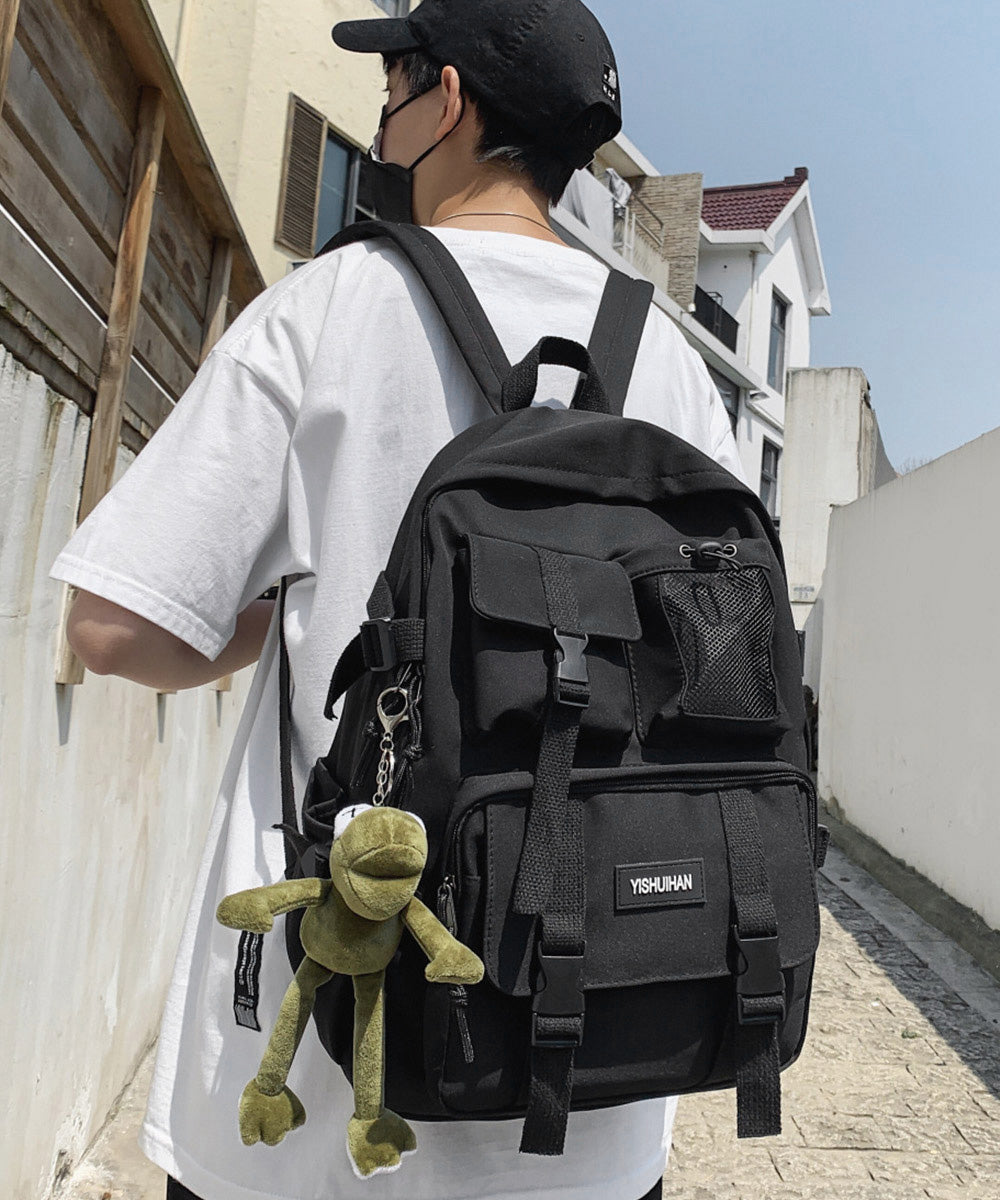 大容量ポケットリュックサック キーホルダー付き